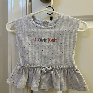 Calvin Klein Baby Biker Shorts Set 3-6m GUC